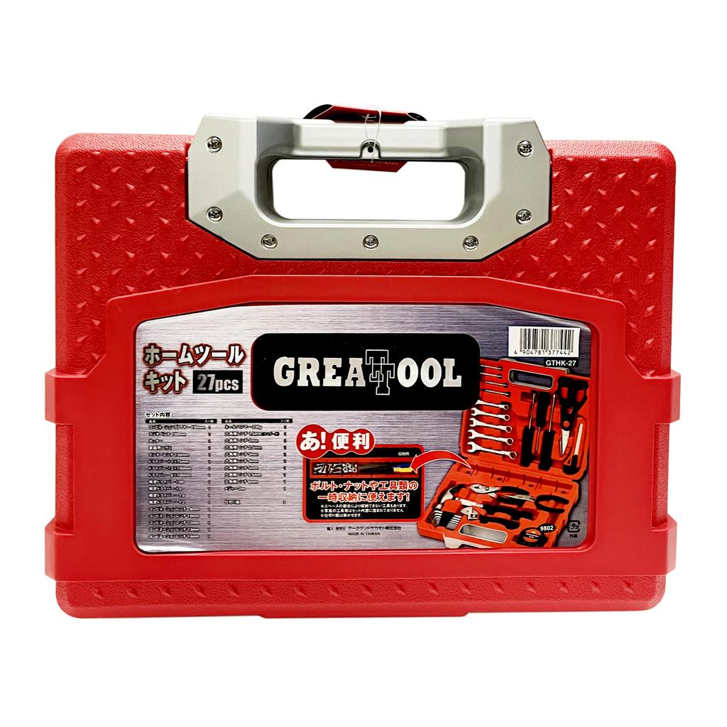 GREATTOOL Arkland Sakamoto Home Tool Kit 27pcs GTHK-27
