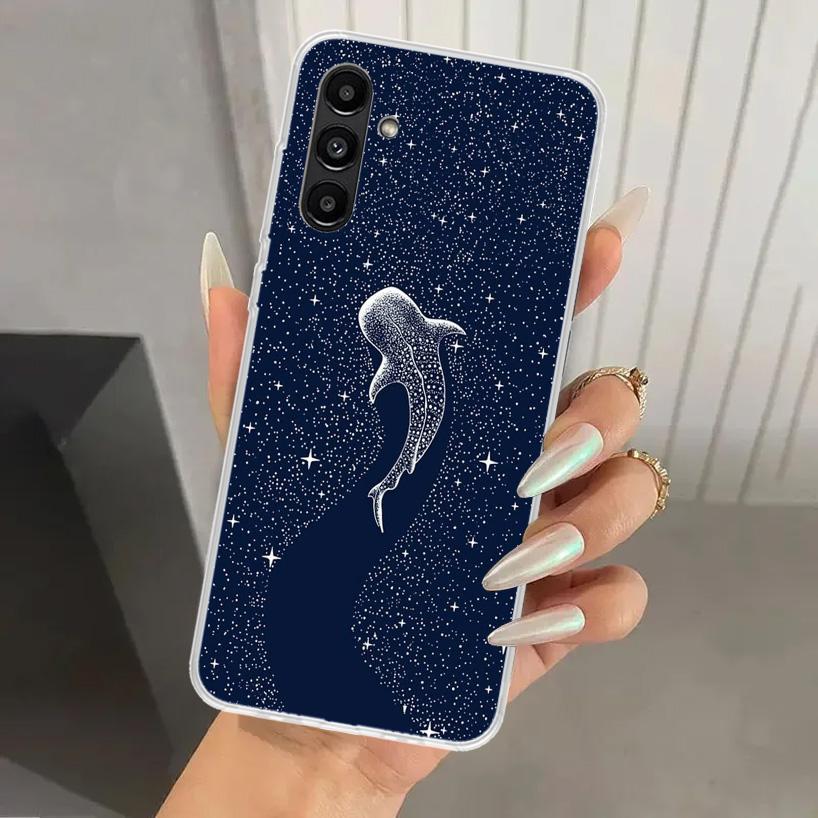 Ocean Whale Shark Phone Case for Samsung Galaxy A17 A16 A37 A26 A36 A57 A56 A15 A25 A35 A55 A14 A24 A34 A54 A13 A23 A33 A53 Gala