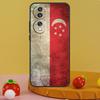 Singapore Flag Case For Honor 200 Pro X9c X9a X8a X7a X6a X7 X8 X9 X8b X9b 50 70 90 Magic 5 6 Lite Cover