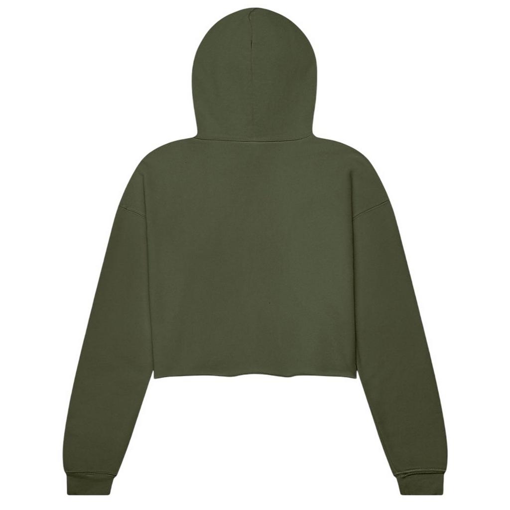 Bella + Canvas Womens/Ladies Fleece Crop Hoodie