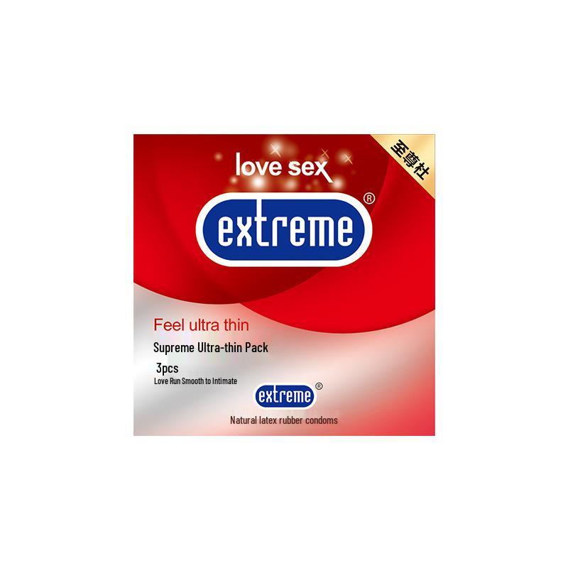 Prezervative Celebrity Ultra-Subțiri cu Particule Mari - Pachet de Trei