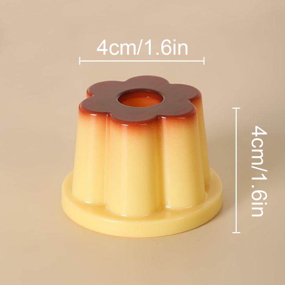 1PC Creative Pudding Pen Holder Cute Pudding Pen Holder Birthday Gift Creative Desktop Girl Heart Small Ornament Lovely Ornament