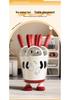 Cute Rabbit Ear Trash Can for Home, Bedroom, Living Room, or Coffee Shop