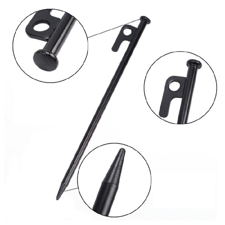 Outdoor Ground Camping Tent Stakes Anchors Pegs Windproofed Tent Stakes for Outdoor Activity and Garden Use