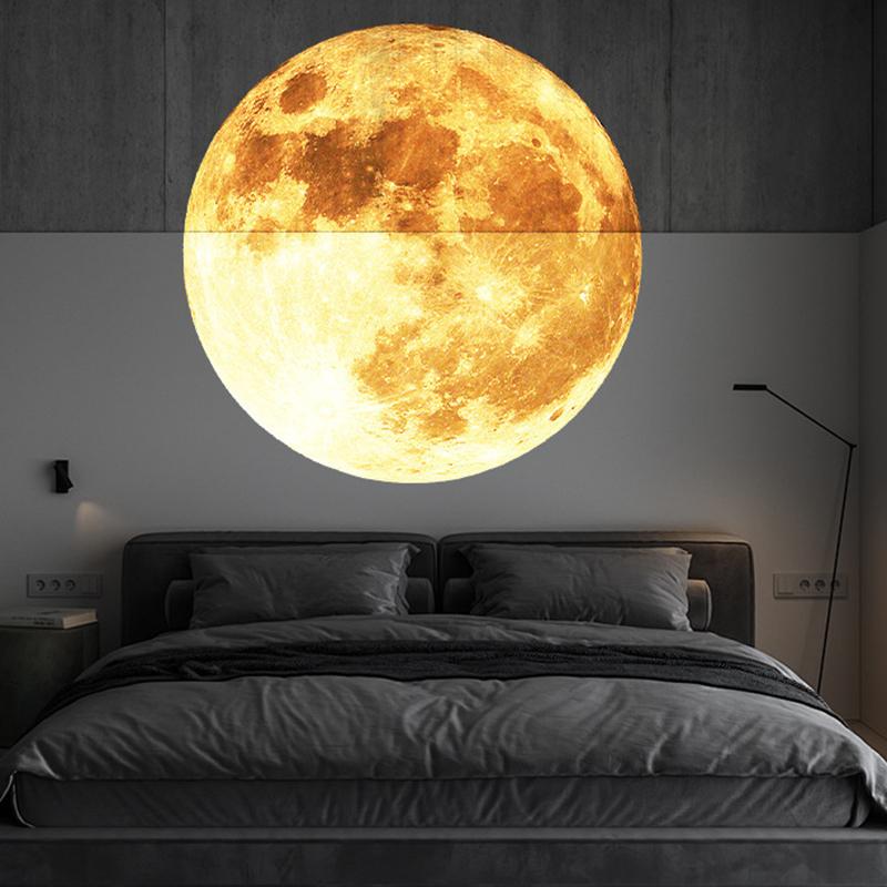 1 Set Planet Projector Led Night Light Usb Moon Projection Lamp Earth Moon Projection Background Atmosphere Wall Lamps