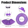 Summer Porch Goose Outfit Hawaiian With Hat And Sunglasses Bikini Porch Goose Clothing For Garden Parties Festivals Events