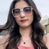 New Gradient Eyeglasses Female Large Frame Retro Brand Designer Square Sunglasses Leisure Shades UV400