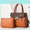 Pu Tote Bag With Letter Elements For Urban Daily Use