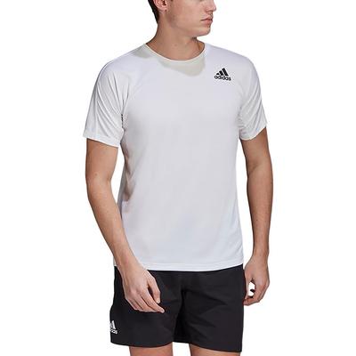 Moisture Wicking Quick Dry Lightweight Breathable Crew Neck Short Sleeve T-Shirt Men Tops White GK4320