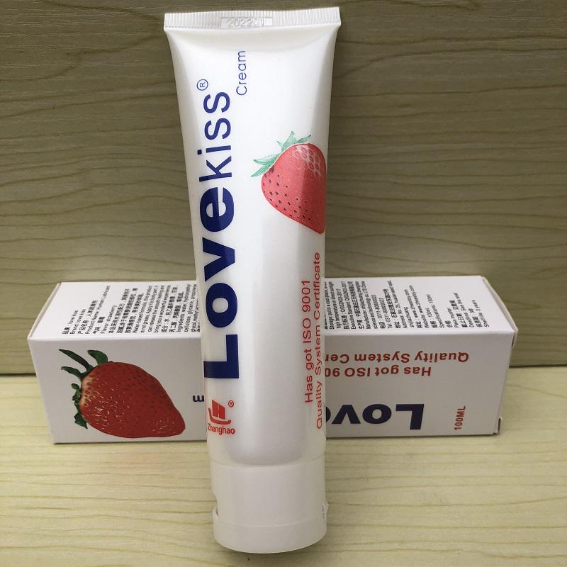 Lubrikant s příchutí jahody Anální lubrikační tekutina rozpustná ve vodě 100 ml lubrikační gel pro dospělé