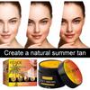 Gel de Aloe Vera para Bronzeamento Rápido 50g Loção para bronzeamento indoor Sem químicos nocivos Essenciais para as férias Creme para solário Escapada de inverno