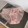 Transparent Lace Mesh Panties Chinese Style Underwear for Women Seamless Briefs  Gifts