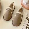 Fashion 2025 Autumn and Winter New Fashionable Hairy Shoes with Velvet and Soft Bottom Bread Cotton Shoes