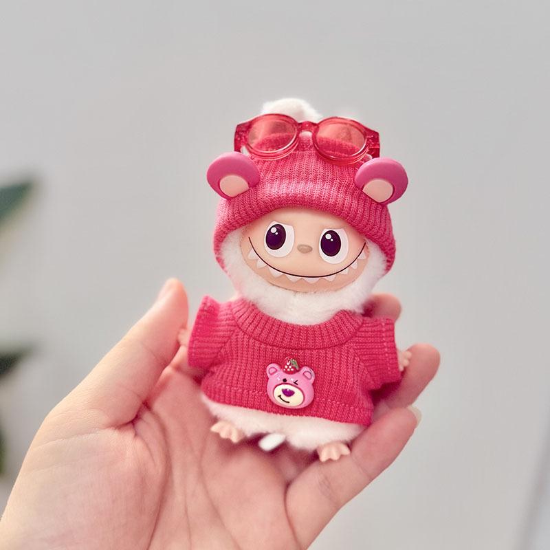 10Cm Mini 4.0 Oblečenie Vianočný Elf Plášť Plášť Rabub 4. Generácia Detské Oblečenie Prívesok