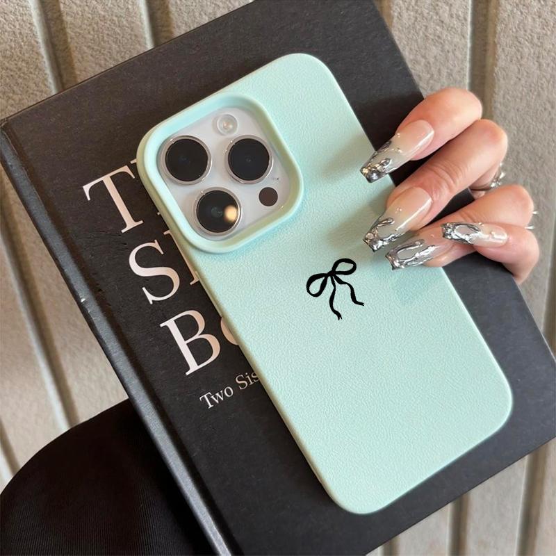 Simple Small Bowknot Pattern Phone Case For IPhone 17 17e 16e 16 15 14 Plus 13 12 11 Pro Max Air Protective Fashion Shell Cover