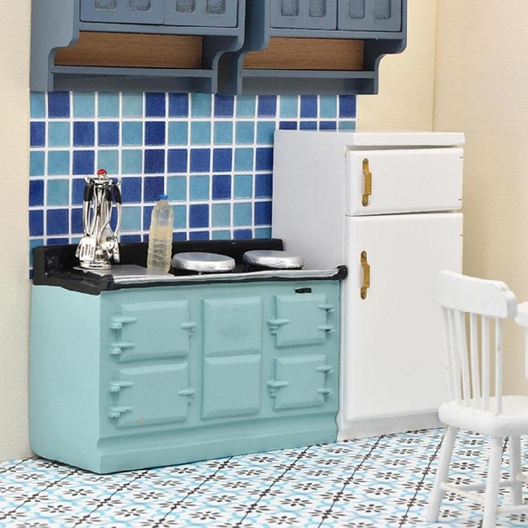 Puppenhäuser Einrichtung Kochfeld Modell Lebensszene Set für Wohnzimmer Küchen Dekoration Schränke Bastel Miniatur Dekorationen