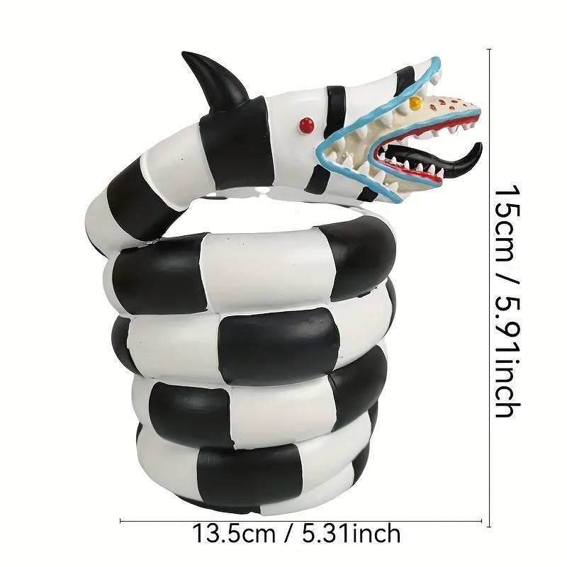 

Snake Resin Flower Pot Creative DIY Indoor Outdoor Planter black and white snake plant pot for succulents Bonsai Home Decor чёрный