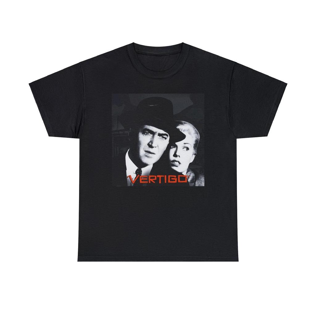 Vertigo Schweres Baumwoll-T-Shirt, James Stewart, Kim Novak, Alfred Hitchcock