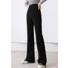 Boutu Women's Fleece-Lined High-Waist Flared Pants