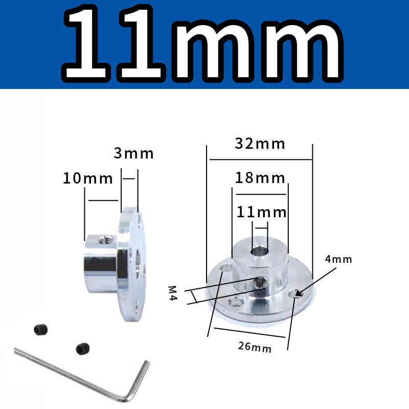 1PCS Rigid Flange Coupling Motor Guide Shaft Coupler Motor Connector Shaft Axis Bearing Fittings 3/4/5/6/6.35/7/8/10/11/12/14mm