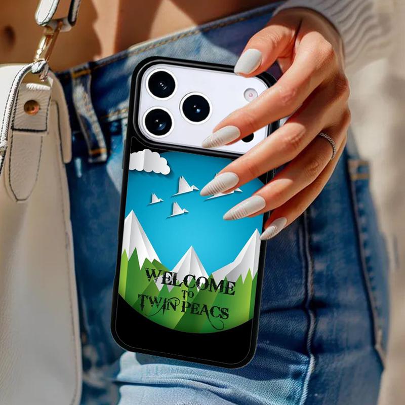 Welcome To Twin Peaks Phone Case For iPhone 17 Air 14 15 13 12 Max Cover For Apple 16e 11 Pro Max Plus Coque