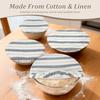 4/2Pcs Cloth Bowl Covers Reusable Elastic Bread Proofing Cover Portable Food Storage Dust Cover Supplies for Picnic Home Baking