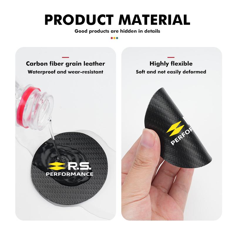 2pcs Car Cup Holder Anti Slip Insert Coaster Pads Accessories For Renault Symbol Clio 3 4 Sparco Dacia RS Megan Scenic Espace Y5