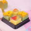 20pcs Plastic Tiramisu Pudding Mousse Cup Transparent Plastic Mousse Cup Container for Jelly Yogurt Dessert (with Cover)