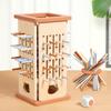 Early Education Wooden 3-in-1 Stick Game Color Cognition Parent-Child Board Game Concentration Balance ToyToy MHWJ-MMM0078
