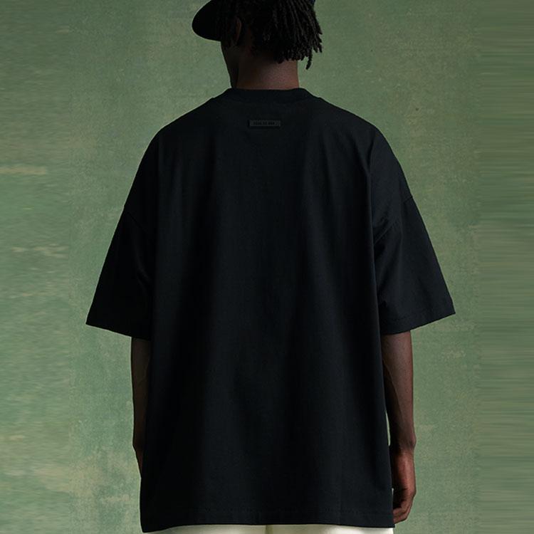Fear of God Essentials Tee Jet Black Men Tops 125BT232000F