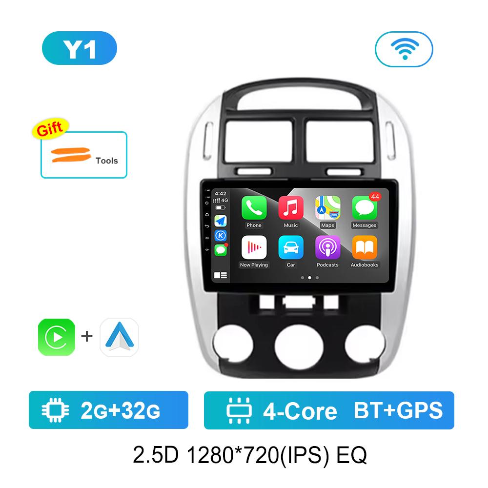 

9-дюймовая GPS-навигация Android OS для Kia Cerato 2004 - 2008 4G DSP Стерео Автомагнитола Мультимедийный плеер WiFi Bluetooth Охлаждающий вентилятор