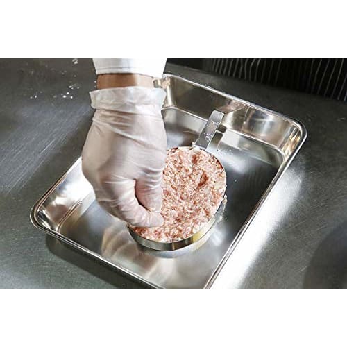 EBM 18-8 Hamburger Steak Rings, Oval, 200g