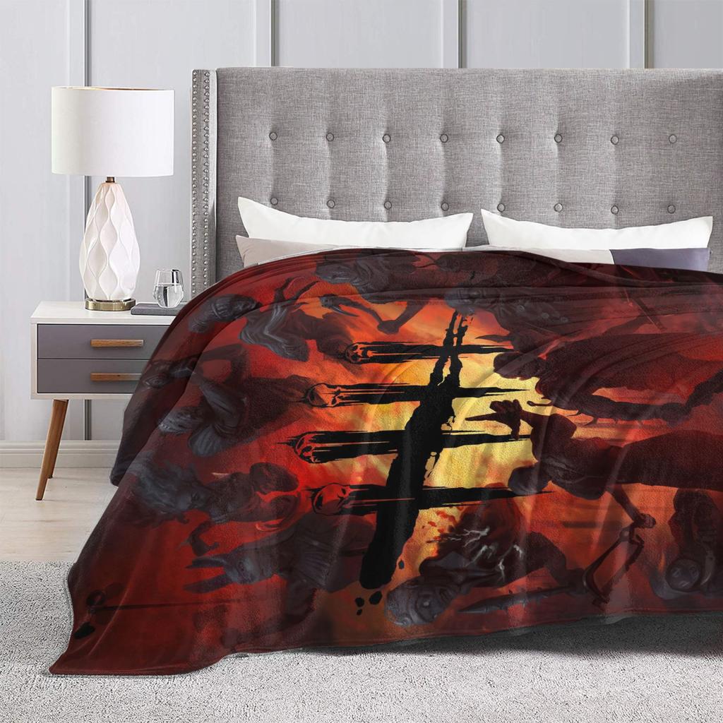 Deads by Daylights Soft Warm Blanket Girls Boys Plush Throw Blanket Funny Home Decor Flannel Bedspread Sofa Bed Cover
