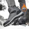 Winter Men's Snow Boots Waterproof Leather Sneakers Ankle Boots Super Warm Male Outdoors Non-slip Snow Botines Hiking Boots