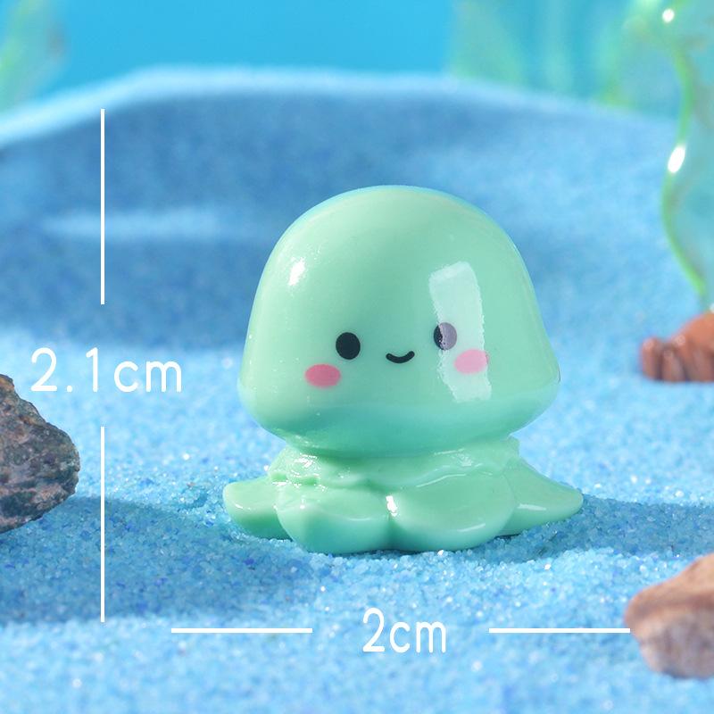 

Милые Медузы Морские Животные Украшения, Подводный Пейзаж Смола Аксессуары и Маленькие Украшения зелёный