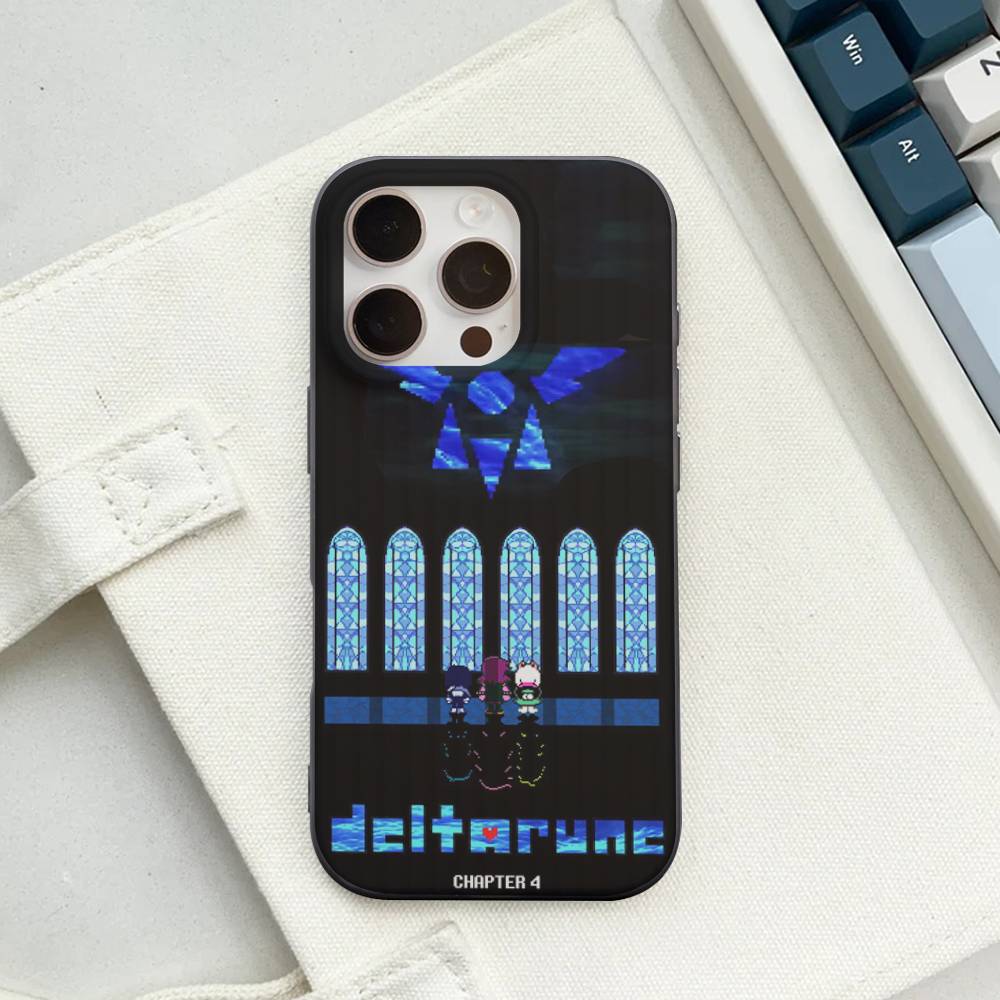 D-Deltarune Ralsei For iPhone 17 16 15 14 13 12 11 Pro Max Plus Pro Corrugated Shockproof Matte Phone Cover
