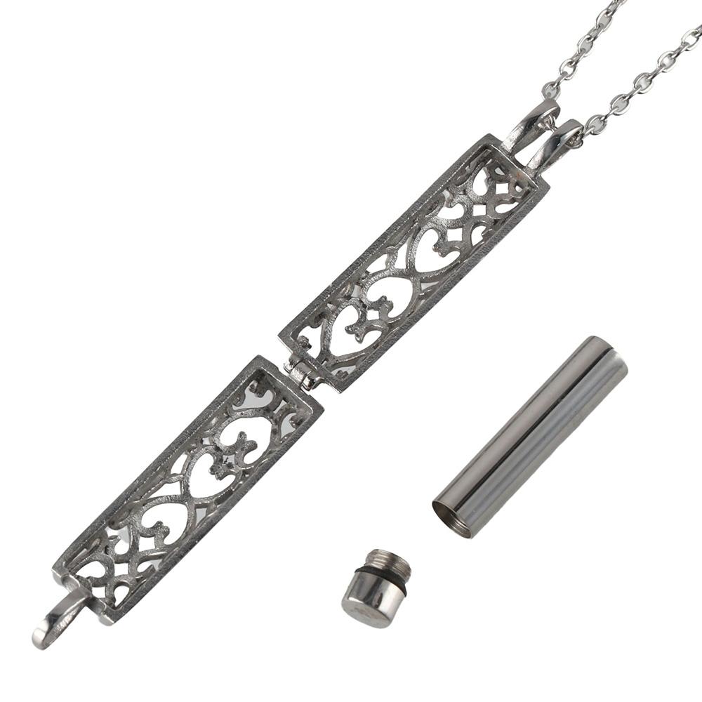 Stainless Steel Cremation Jewelry Cylinder Mini Pet Ash Box  for Commemorating Loved Ones or Pets