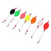 7Pcs Fishing Bobber Sensitive Light Weight Bright Colors Fishing Floats for Long Distance Fishing