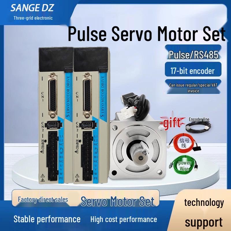 1000W High-Power Compact 60/80 Driver Three-Phase Pulse Servo Motor Control Set