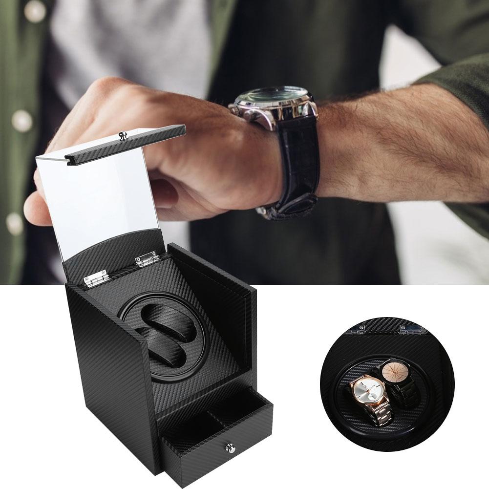 Automatic Watch Winder Box Display Storage Box for Wristwatch Mechanical Watch 110?240VUS Plug