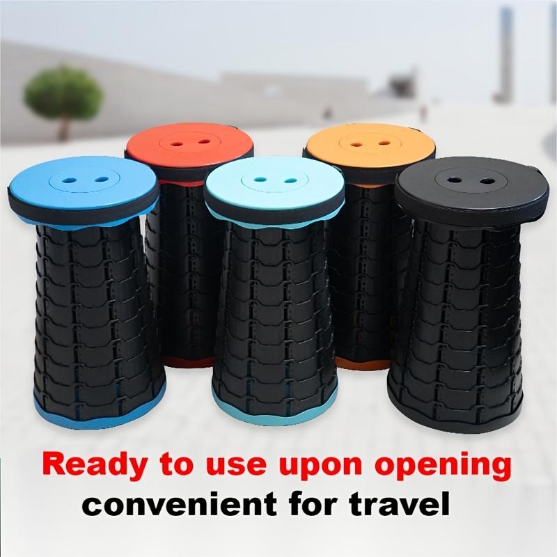 One piece portable folding stool, durable PP material, retractable, suitable for fishing, hiking, barbecue, outdoor activities