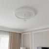 Chandelier Medallion PU Material Base Cover NonGypsum Round Overhead Rosette for Living