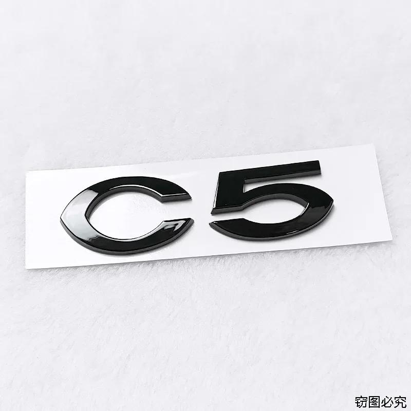 

C2 C4 C5 Логотип ABS 3D Наклейка-шильдик на заднюю крышку багажника автомобиля Стайлинг для эмблемы бренда Citroen Наклейки на кузов автомобиля Автомобильные модифицированные аксессуары