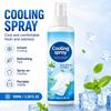 Cooling Spray 111ml Summer Portable Long-Lasting Hydrating Cooling Body Spray for Clothing Travel Soothing Outdoor Sports Gym