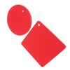 5 PCS 2 Round 3   Silicone   Mat Multipurpose Hot Pads for Hot Dishes Tables
