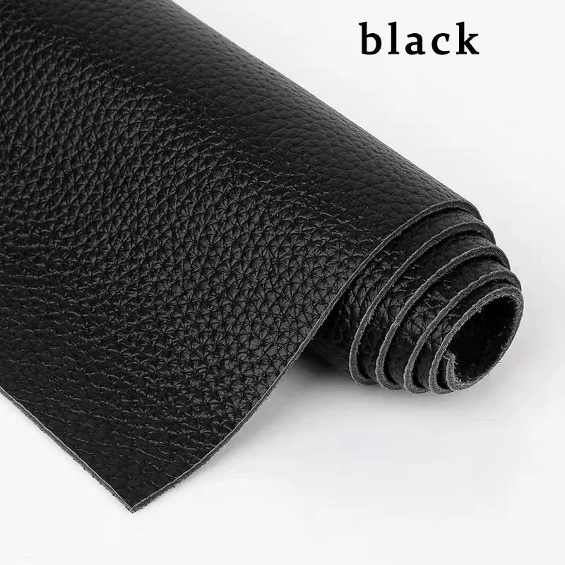 

Натуральная кожа, верхний слой коровьей кожи, коричневая кожаная ткань, импортная кожа, целый кофейный диван, прикроватная мягкая сумка, кожа 100x100cm чёрный