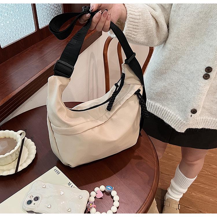 2024 Women's Casual Oxford Crossbody & Shoulder Bag - Dumpling Style for Students & Commutes