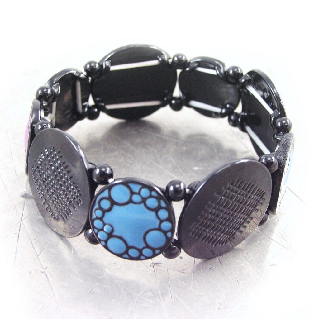 NOA [G6038] - Bracelet Créateur 'Princesse Pop' bleu rose