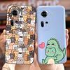 For Oppo Reno 11 5G Case CPH2599 Cute Fashion Painted Cover Soft Silicone Phone Case For Oppo Reno11 Pro Reno 11F Reno11 F Shell