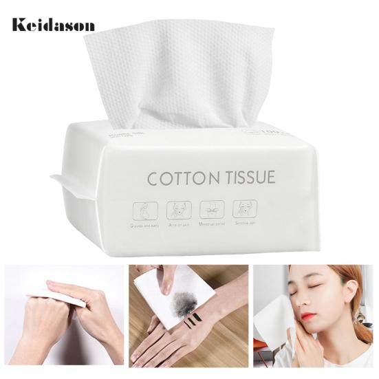 

100 шт./пакет практичное прочное большое очищающее полотенце одноразовое очень толстое для чувствительной кожи лица S